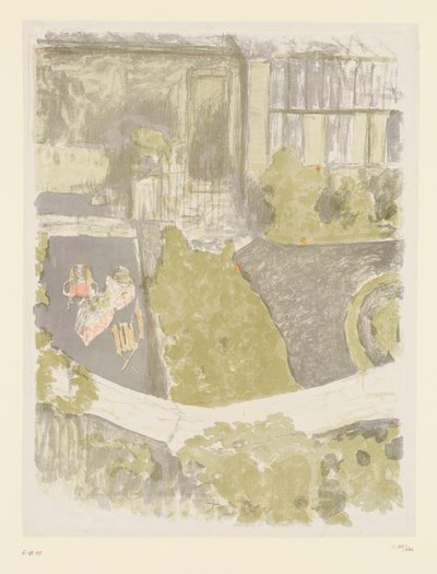 Haven foran atelieret af Edouard Vuillard