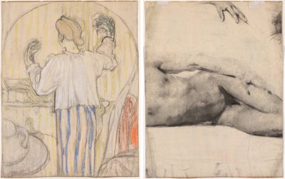 Foran spejlet af Edouard Vuillard