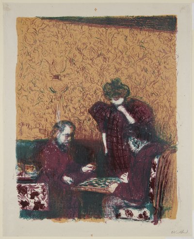 Landschaften und Innenräume: Das Dame-Spiel af Edouard Vuillard