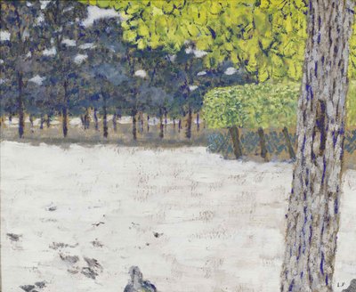 Tuileriehaven, ca 1894. af Edouard Vuillard