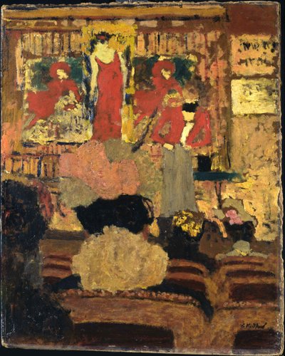 Illusionistnummeret, ca. 1895. af Edouard Vuillard