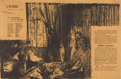 Die Stützen der Gesellschaft af Edouard Vuillard