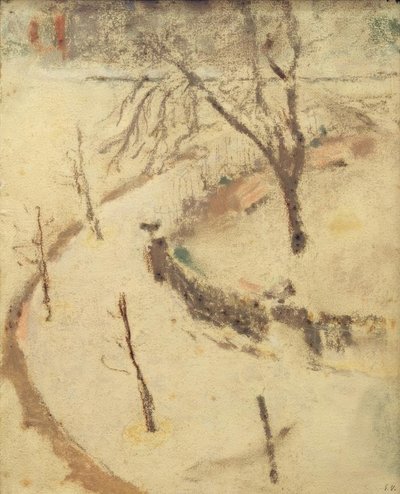 Vinter på Square Berlioz af Edouard Vuillard