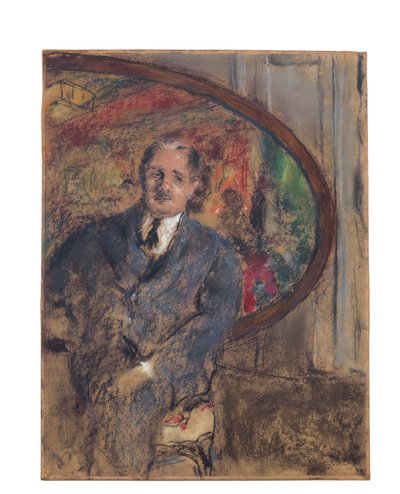 Monsieur Bénard foran "Le Grand Teddy", 1931 af Edouard Vuillard
