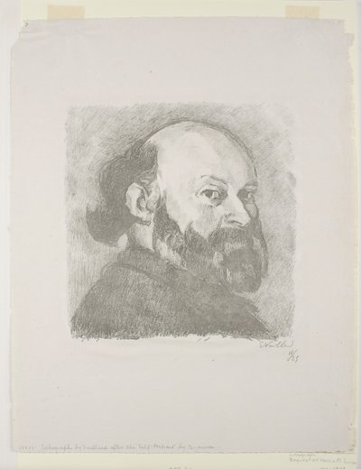 Portræt af Cézanne af Edouard Vuillard