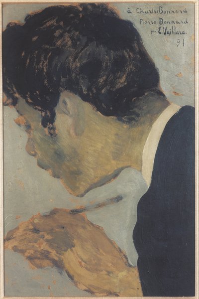 Portræt af Pierre Bonnard 1867-1947, 1891 af Edouard Vuillard