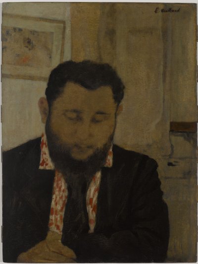 Portræt af Thadée Natanson, 1897 (olie på pap monteret på panel) af Edouard Vuillard