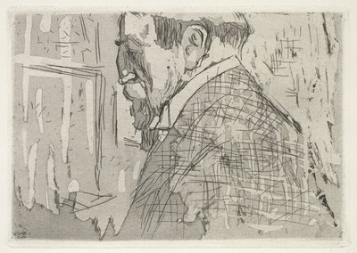Portræt af Theo van Rysselberghe af Edouard Vuillard
