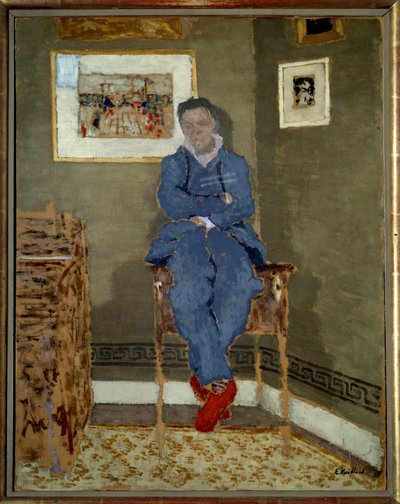 Portræt af maleren Felix Vallotton (1865-1925) af Edouard Vuillard