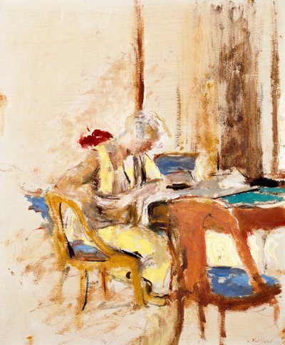 Læsning i Lille Salon af Edouard Vuillard