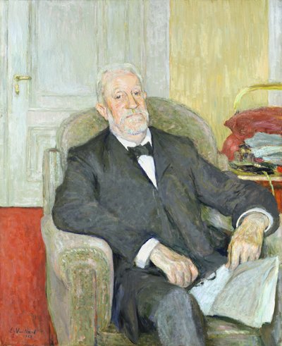 Senator Eduard Wilhelm Ludwig Heinrich Roscher (1838-1929) 1913 af Edouard Vuillard