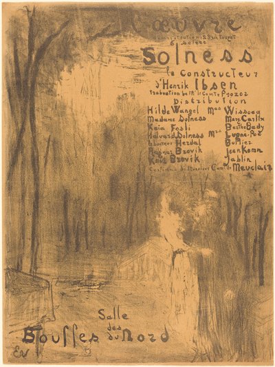 Solness der Baumeister af Edouard Vuillard