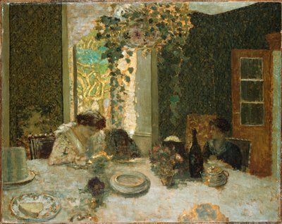 Spisestuen, ca.1900 af Edouard Vuillard