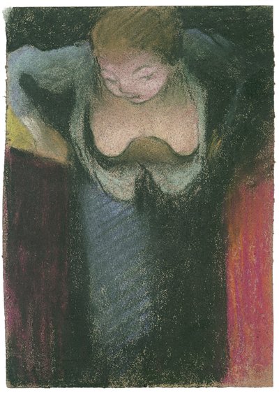 Sangeren, 1891-1892 af Edouard Vuillard