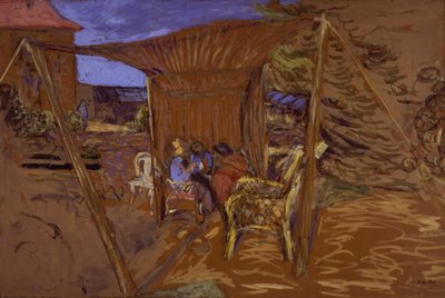 The Tent, 1908dani af Edouard Vuillard