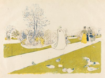 Tuileriehaven af Edouard Vuillard