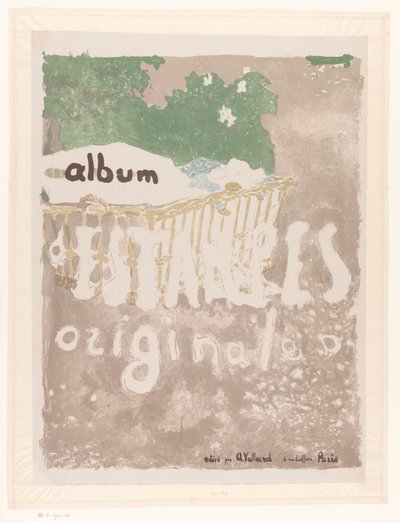 Titelprent voor: Albummet med originale tryk fra Vollard-galleriet, vol. 2 Album med originale tryk (titel på objekt) af Edouard Vuillard