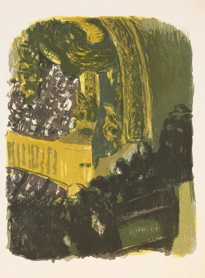 Eine Galerie im Gymnasium af Edouard Vuillard
