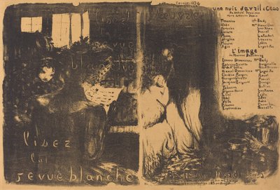 En aprilaften hos Ceos; Billedet af Edouard Vuillard