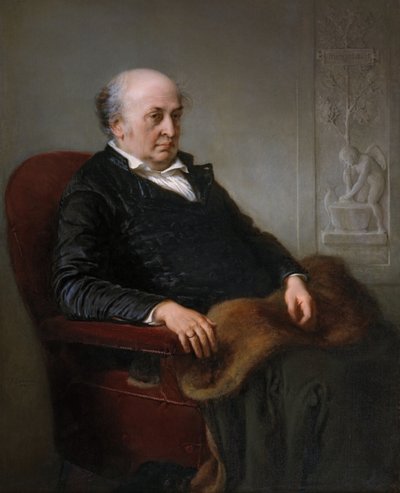 Tysk: Der Maler Wilhelm von Schadow Maleren Maleren Wilhelm von Schadow af Eduard Bendemann