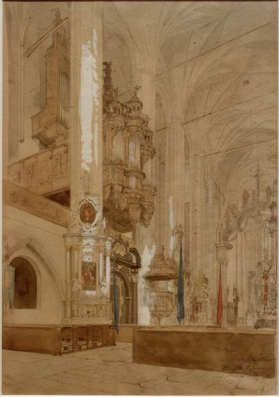 Marienkirche zu Thorn af Eduard Gärtner