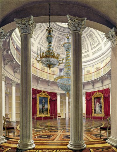 Rotunden, Vinterpaladset, 1862 af Eduard Hau