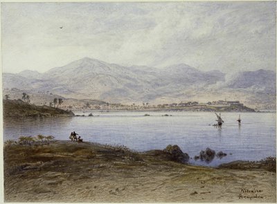 Acapulco-bugten af Eduard Hildebrandt