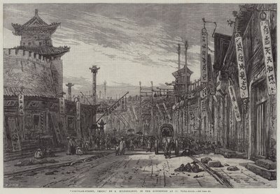 Circular-Street, Pekin af Eduard Hildebrandt