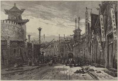Cirkulær gade af Eduard Hildebrandt