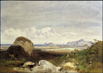 Kystlandskab af Eduard Hildebrandt