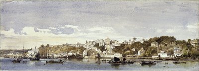 Panoramaudsigt over Bahia af Eduard Hildebrandt