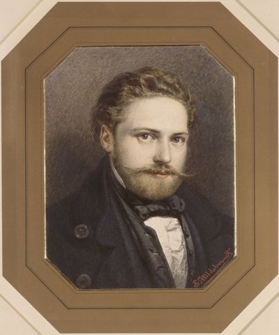 Selvportræt af Eduard Hildebrandt