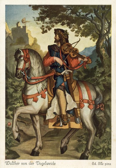Walther von der Vogelweide af Eduard Ille