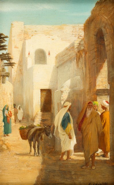 Orientalsk gadebillede af Eduard Lebiedzki
