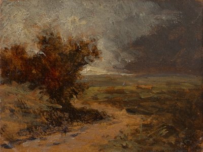 tordenvejr landskab af Eduard Peithner von Lichtenfels