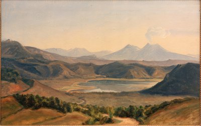 Averno und Vesuv søen af Eduard Wilhelm Pose