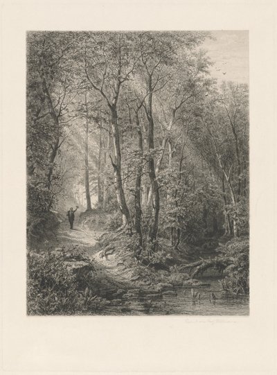 Forår af Eduard Willmann, after Julius Mařák