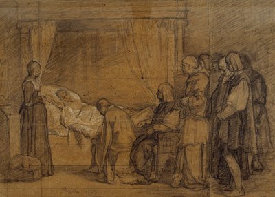 Undersøgelse af Isabella den Katolskes testamente af Eduardo Rosales
