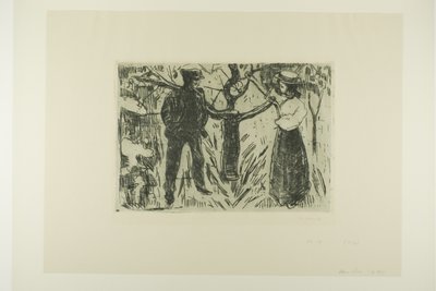 Adam og Eva af Edvard Munch