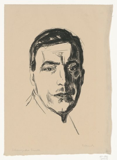 Albrecht Schmidt (smed) af Edvard Munch