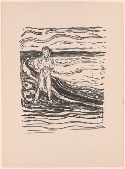 Alphas fortvivlelse af Edvard Munch