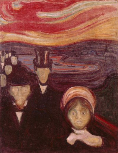 Angst af Edvard Munch
