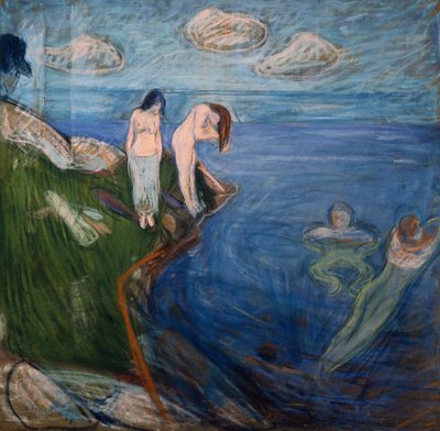 Badende kvinder af Edvard Munch