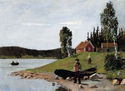 Kystlandskab, 1881 af Edvard Munch