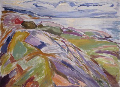 Kystlandskab, Hvitsten af Edvard Munch