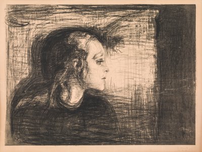 Den syge pige af Edvard Munch