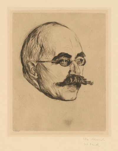 Dr. Gustav Schiefler af Edvard Munch