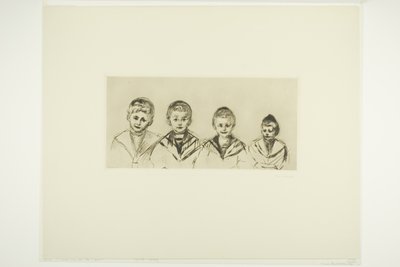 Dr. Lindes fire sønner af Edvard Munch