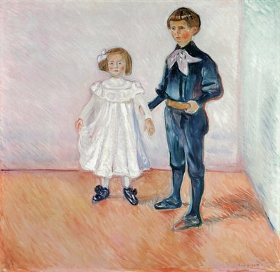 Erdmute og Hans-Herbert Esche, af Munch, Edvard (1863-1944). Olie på lærred af Edvard Munch