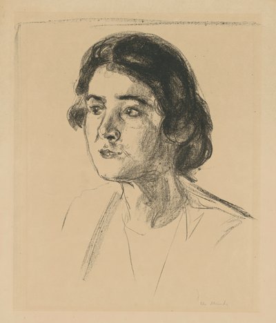 Fru Wedel II af Edvard Munch